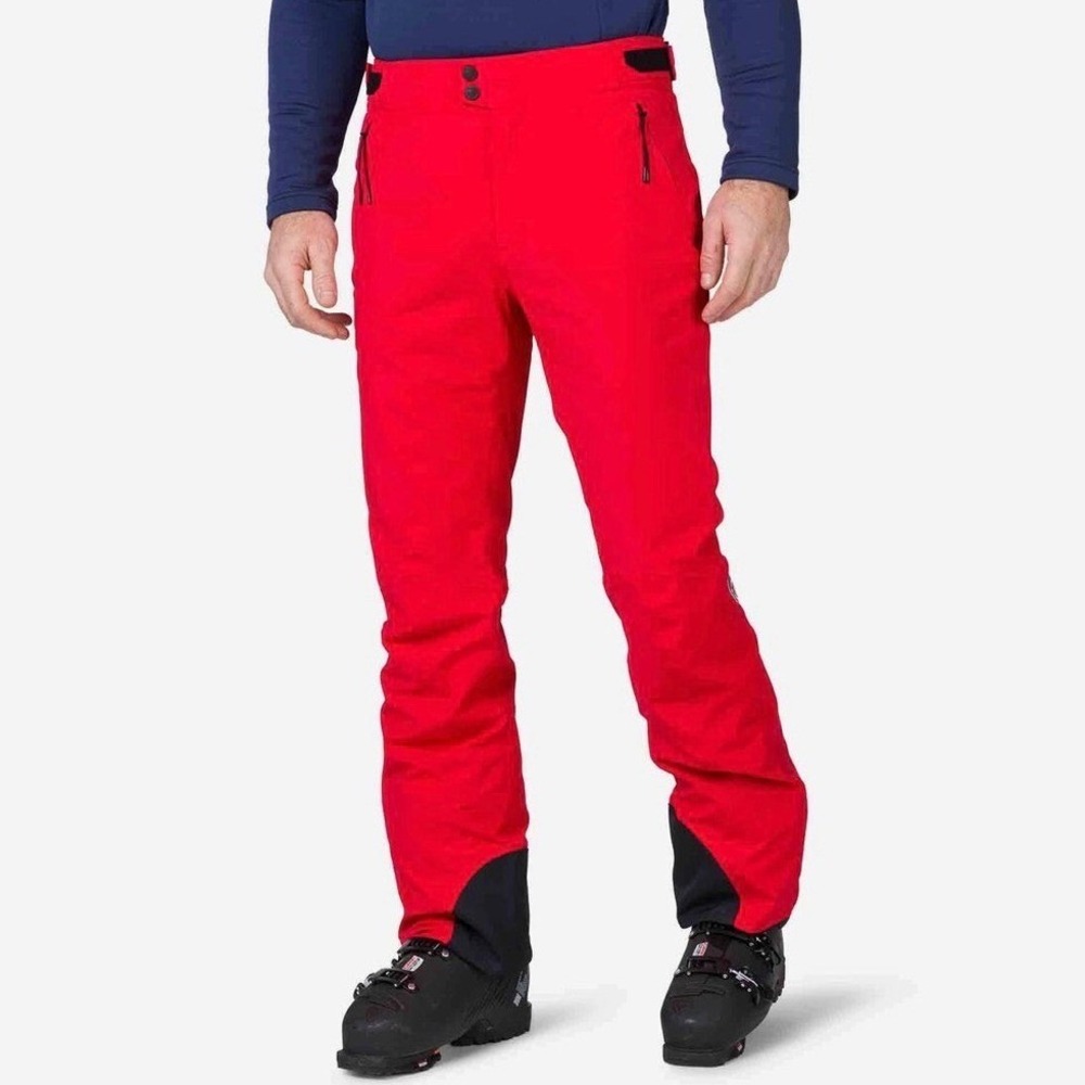Rossignol Men's React Ski Pants FR 52 US XL Insulated Waterproof Snow Red NWT